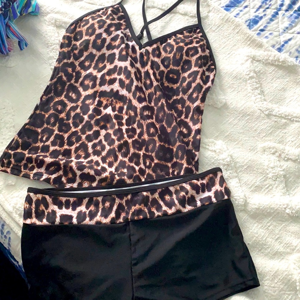 SHEIN two piece tankini